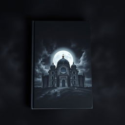 An unsettling and mysterious book cover featuring a stark black background with no title or words