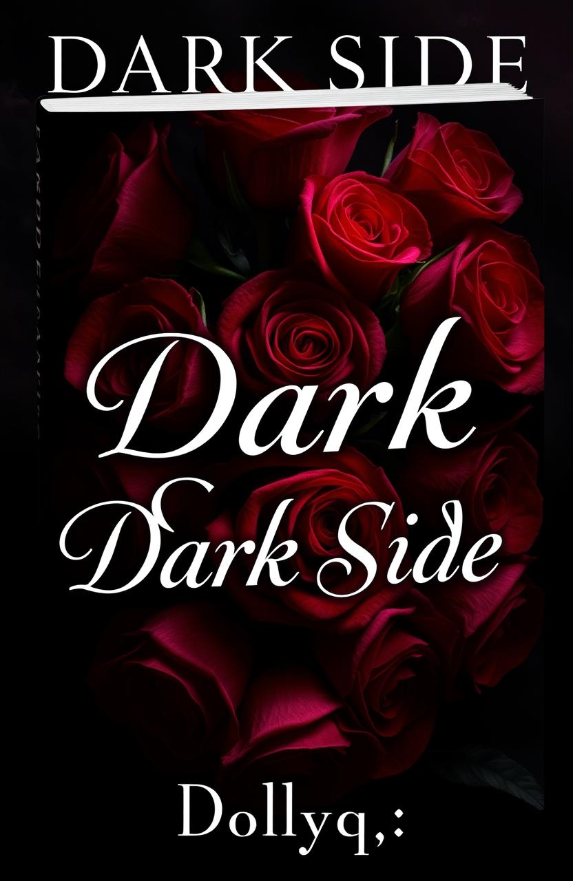 A captivating book cover titled 'Dark Side', featuring a dark romance theme intertwined with mafia elements