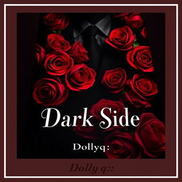 A stunning book cover titled 'Dark Side', encapsulating the themes of dark romance and mafia intrigue