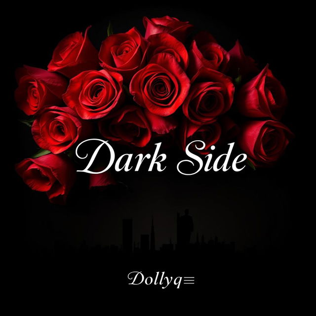 A stunning book cover titled 'Dark Side', encapsulating the themes of dark romance and mafia intrigue