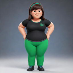 A friendly, chubby version of the character Gwen Tennyson from the animated series Ben 10