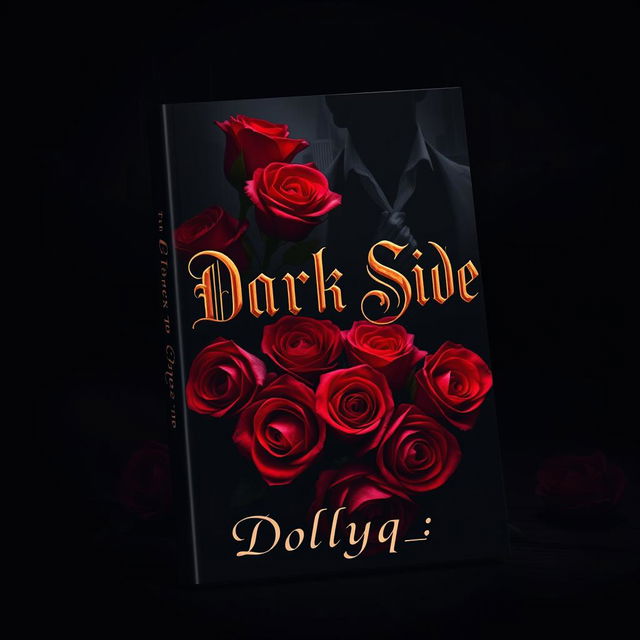 An eye-catching book cover titled 'Dark Side', perfectly reflecting the themes of dark romance and mafia