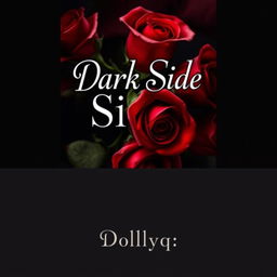 Book cover titled 'Dark Side', embodying a dark romance theme intricately blended with mafia elements