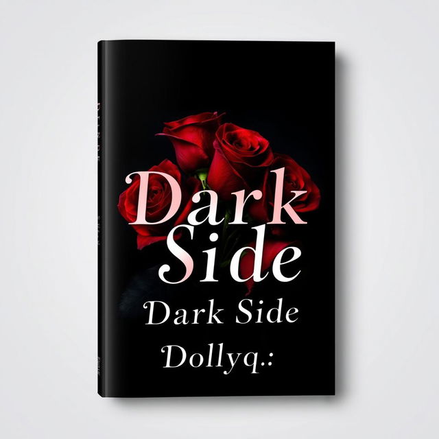 Book cover titled 'Dark Side', embodying a dark romance theme intricately blended with mafia elements