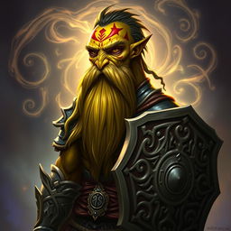 A tall, skinny Githyanki wizard with a long, flowing beard, embodying the essence of ancient arcane knowledge