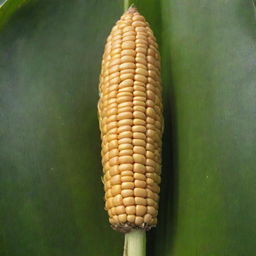 A Mayan glyph shaped like an ear of corn (elote).