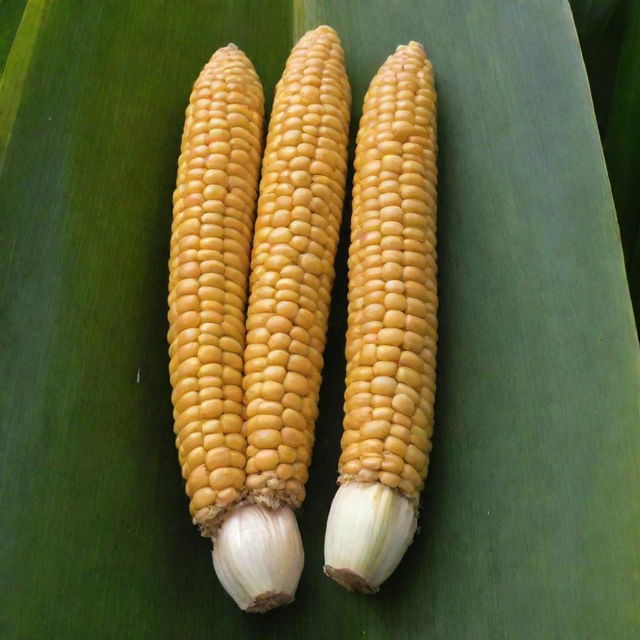 A Mayan glyph shaped like an ear of corn (elote).