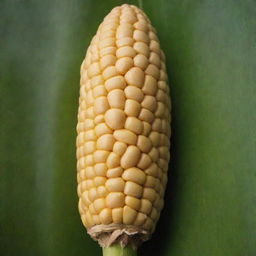 A Mayan glyph shaped like an ear of corn (elote).