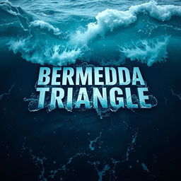 A dramatic YouTube thumbnail depicting the title in bold white letters, submerged in ocean waves, as if they are sinking into the water