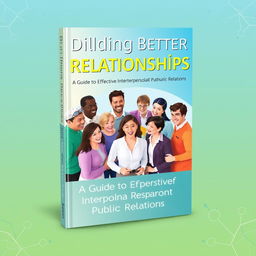 A visually engaging book cover for 'Building Better Relationships: A Guide to Effective Interpersonal Public Relations'