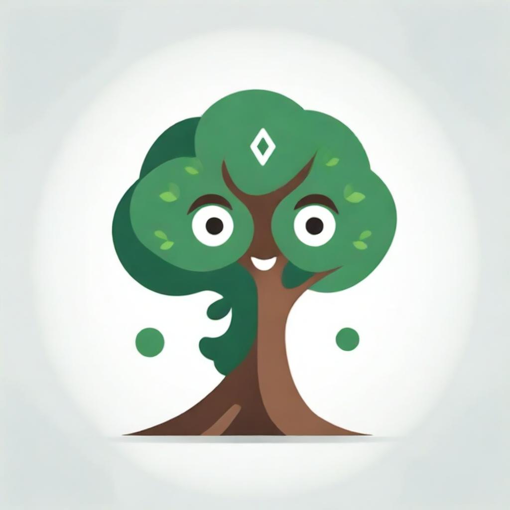 An interactive digital mascot for the 'MCB' bank alive with the metaphor of the 'Tree of Life'