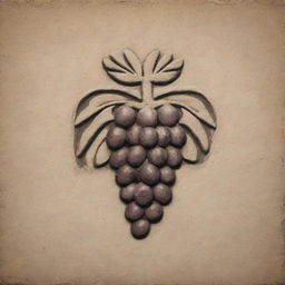 A Mayan or Aztec glyph representing grapes.