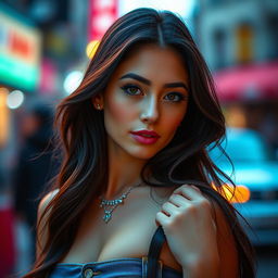 An artistic portrait of Madison Beer, highlighting her stunning features and unique style