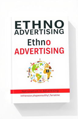 A book cover for the title "Ethno Advertising" with the subtitle "Nationalism In Advertising"