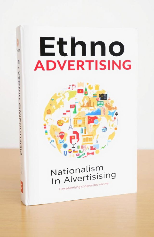 A book cover for the title "Ethno Advertising" with the subtitle "Nationalism In Advertising"