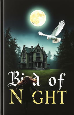 A captivating book cover featuring the title 'Bird of Night' prominently displayed