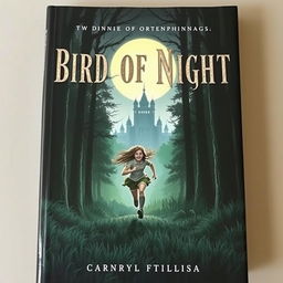 A captivating book cover featuring the title 'Bird of Night' in bold, mysterious lettering