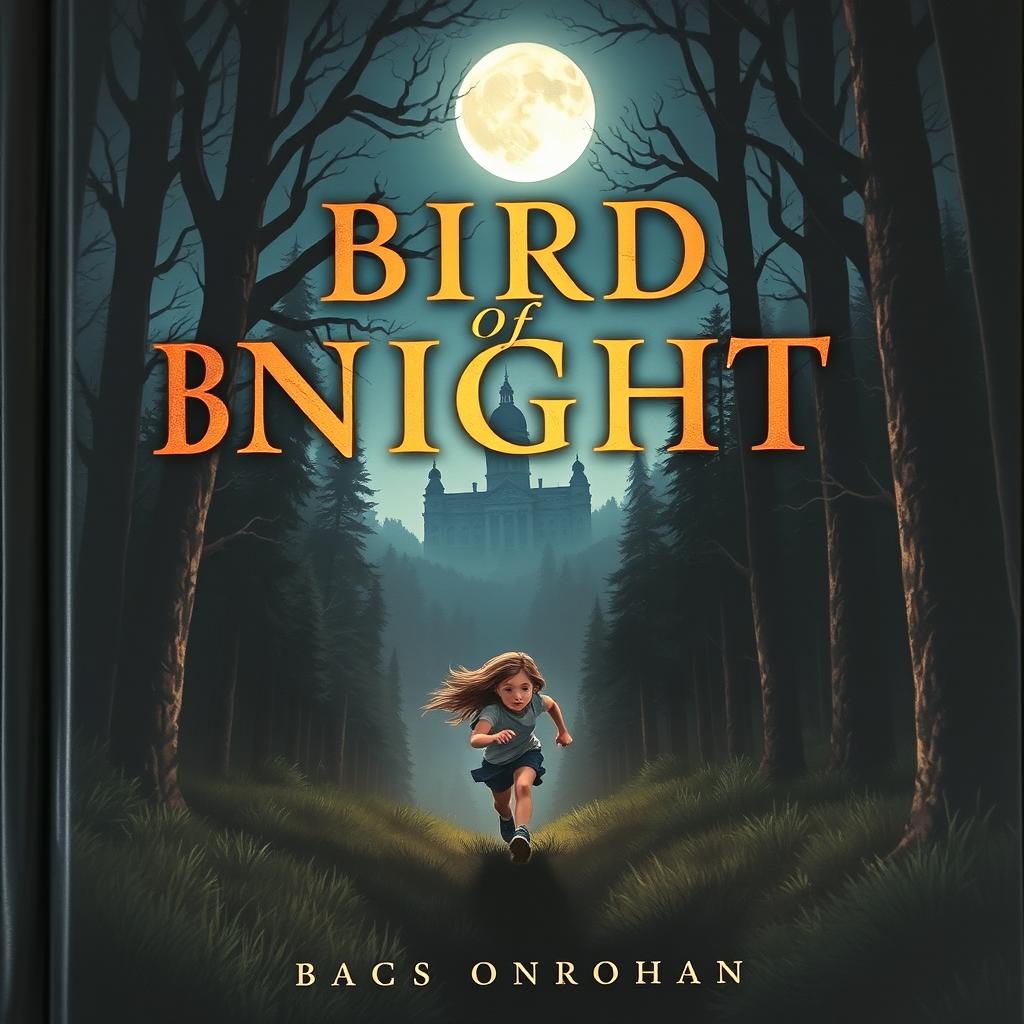 A captivating book cover featuring the title 'Bird of Night' in bold, mysterious lettering