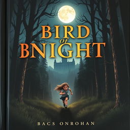 A captivating book cover featuring the title 'Bird of Night' in bold, mysterious lettering