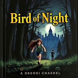 A captivating book cover featuring the title 'Bird of Night' in bold, mysterious lettering