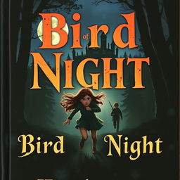 A captivating book cover featuring the title 'Bird of Night' in bold, mysterious lettering