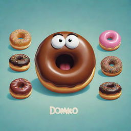 Humorous depiction of 'The Chronicles of Donut Dave' part four, emphasizing Dave's characteristic 'om nom nom