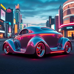A stunning 1936 Chevrolet Coupe reimagined with futuristic aesthetics