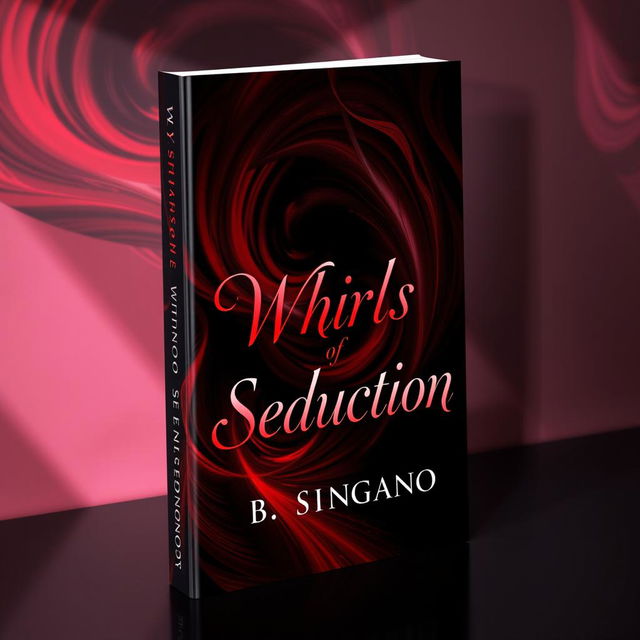 A book cover for a romantic novel titled 'Whirls of Seduction' by author B