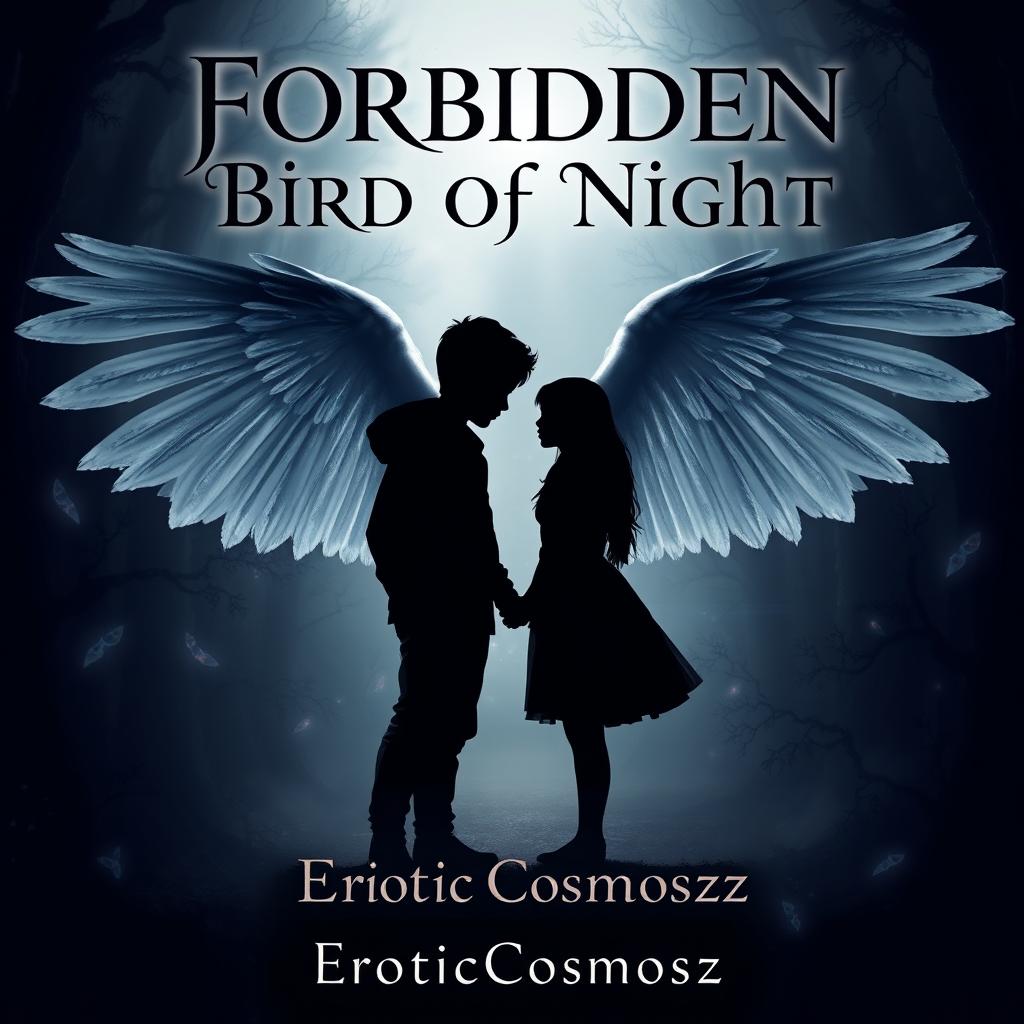 A dark and thrilling fantasy novel cover titled "Forbidden Bird of Night