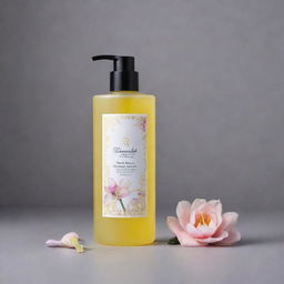 A luxurious package of scented body wash, flavored with tuberose