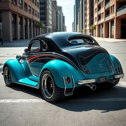 A stunning fusion of a 1936 Chevrolet Coupe, converted into a supercar exotic lowrider design