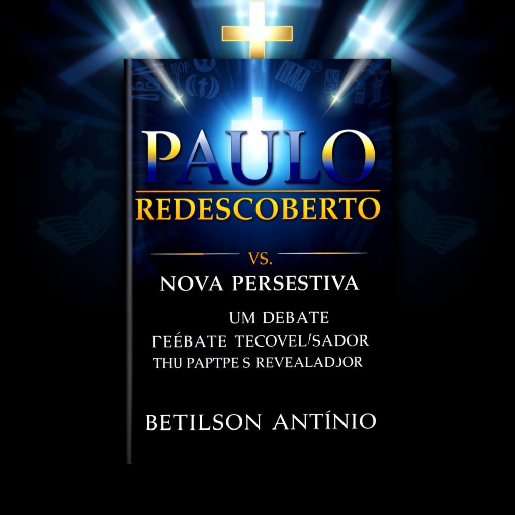 A striking ebook cover for a theological debate titled 'PAULO REDESCOBERTO'