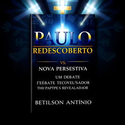 A striking ebook cover for a theological debate titled 'PAULO REDESCOBERTO'