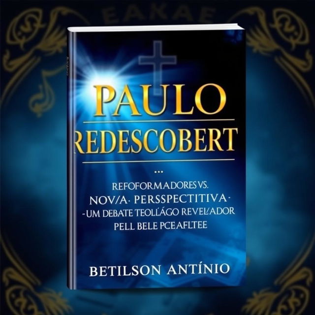 A striking ebook cover for a theological debate titled 'PAULO REDESCOBERTO'