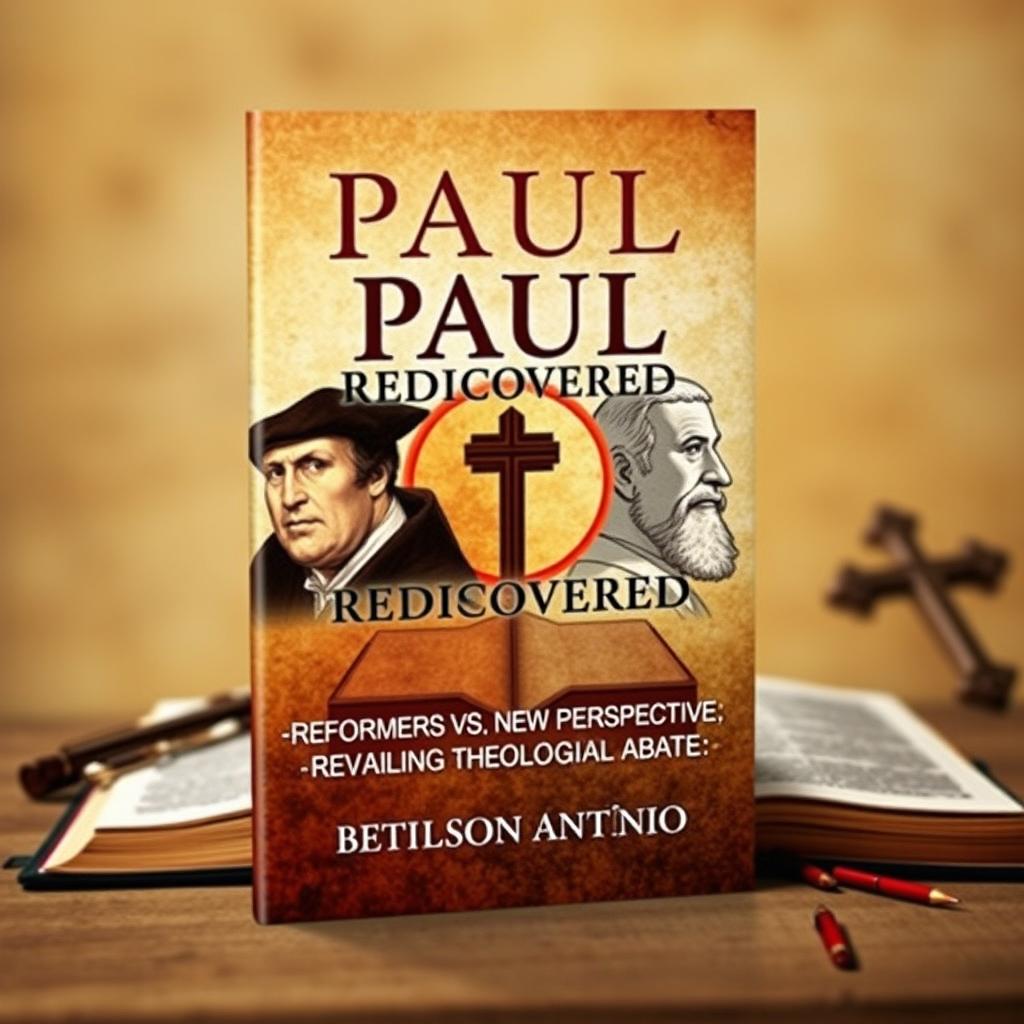 An eBook cover design for theological discussion titled 'PAUL REDISCOVERED'