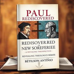 An eBook cover design for theological discussion titled 'PAUL REDISCOVERED'