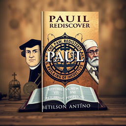 An eBook cover design for theological discussion titled 'PAUL REDISCOVERED'