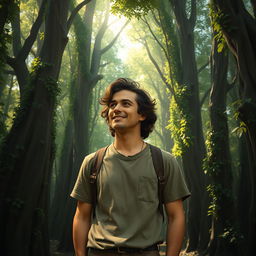 A conceptual portrait of Paulo Redescoberto, an introspective and thoughtful character