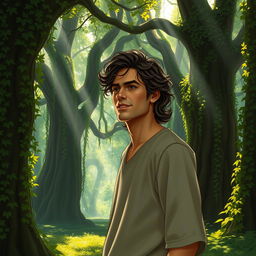 A conceptual portrait of Paulo Redescoberto, an introspective and thoughtful character