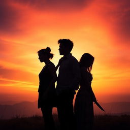 A breathtaking sunrise with a sky streaked in shades of red and gold