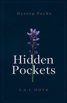 A captivating poetry book cover for 'Hidden Pockets'