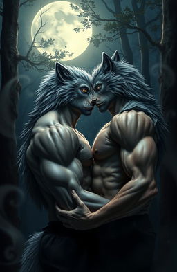 A dramatic and passionate love story between two male werewolves set in a dark enchanted forest under a full moon