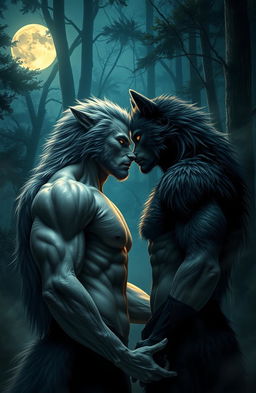 A dramatic and passionate love story between two male werewolves set in a dark enchanted forest under a full moon