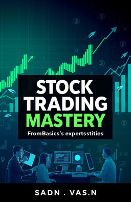 A comprehensive stock trading guide that visually represents the journey from basics to expert strategies