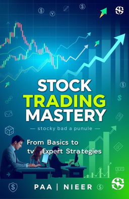 A comprehensive stock trading guide that visually represents the journey from basics to expert strategies