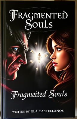 A visually striking book cover illustrating a spiritual confrontation between two powerful figures