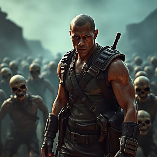 An intense and gripping scene from the final teaser trailer of 'Riddick 4: Furya' starring Vin Diesel