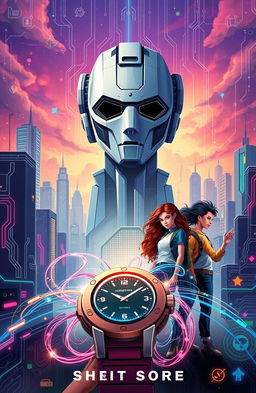 An intriguing cover design for a short story about digital organs and an AI robot seeking to dominate the world