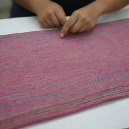 Nombre de Textiles Perfecta integrado a un Glifo Maya