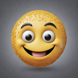 An elaborate, creatively designed emoji expressing a unique emotion.